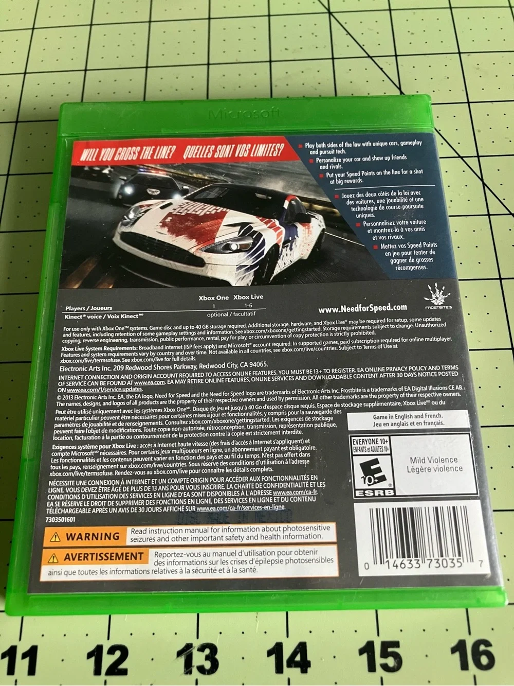 Electronic Arts Need for Speed Rivals Need for Speed Series Xbox One 2013 E10+